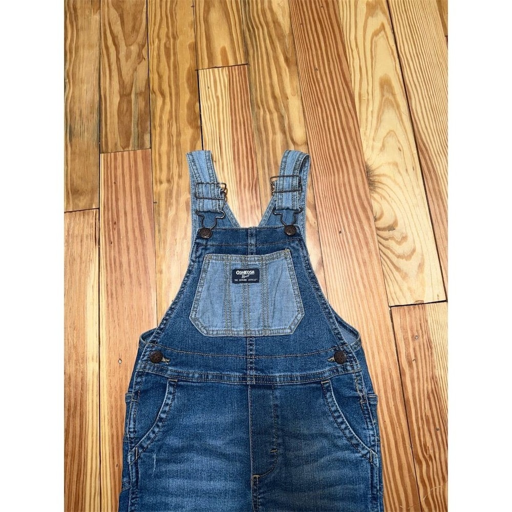 OshKosh B'gosh Vestback patchwork bib Toddler Den… - image 3